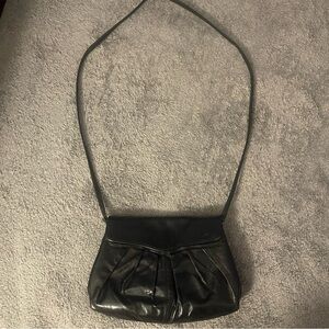 Vintage Black IMAGNON STUDIO Black Women's Leather Crossbody Bag